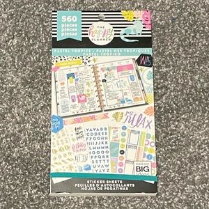 The Happy Planner Pastel Tropics Value Pack Stickers